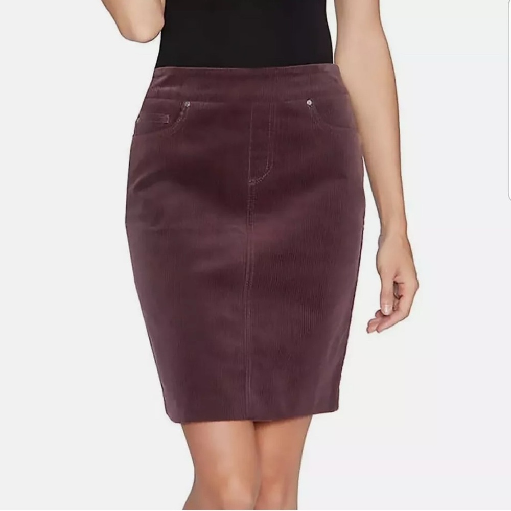 Corduroyed Burgundy  Pencil Skirt size 4